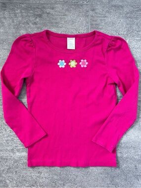 Gymboree Vintage Smart & Sweet Flower Tee Size 6